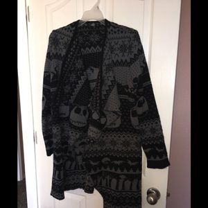 Torrid NightMare Before Christmas drape cardigan